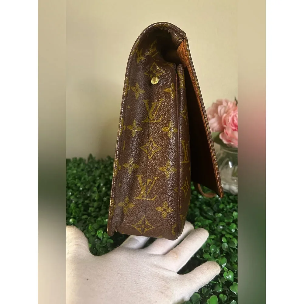 Louis Vuitton Cartouchière MM Monogram Shoulder Bag Vintage Project Piece